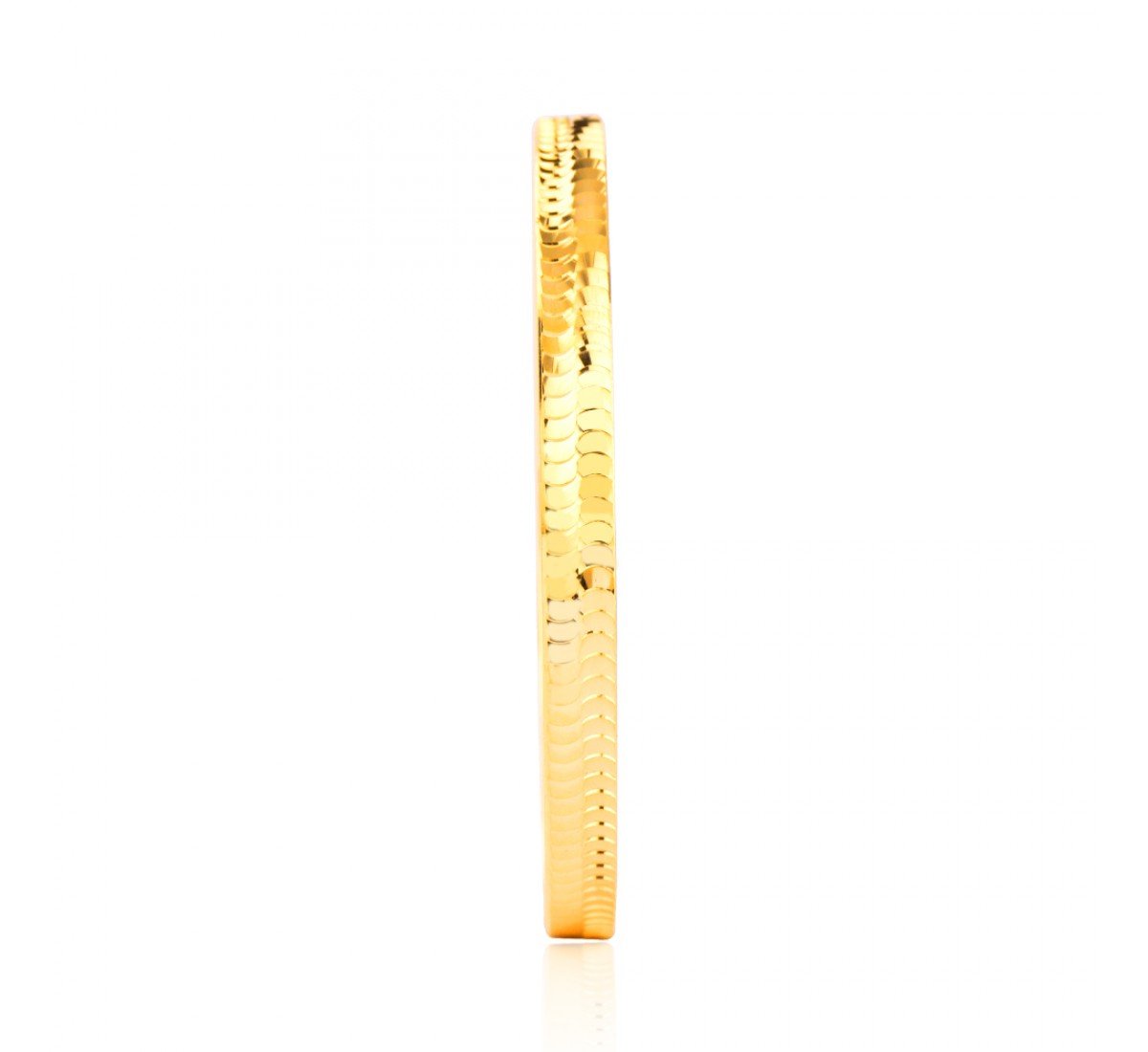 Engraved Agnim Gold Bangles