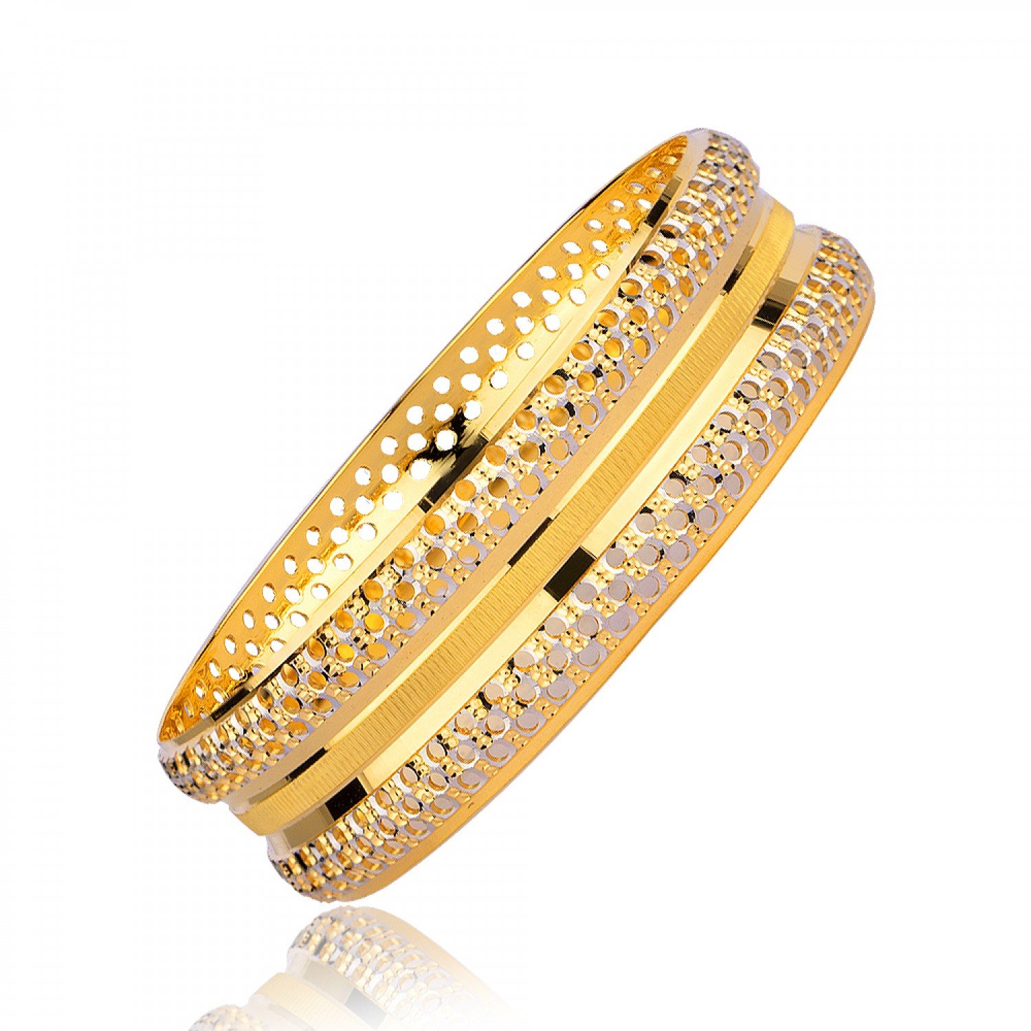 Nidia Keran Gold Bangles