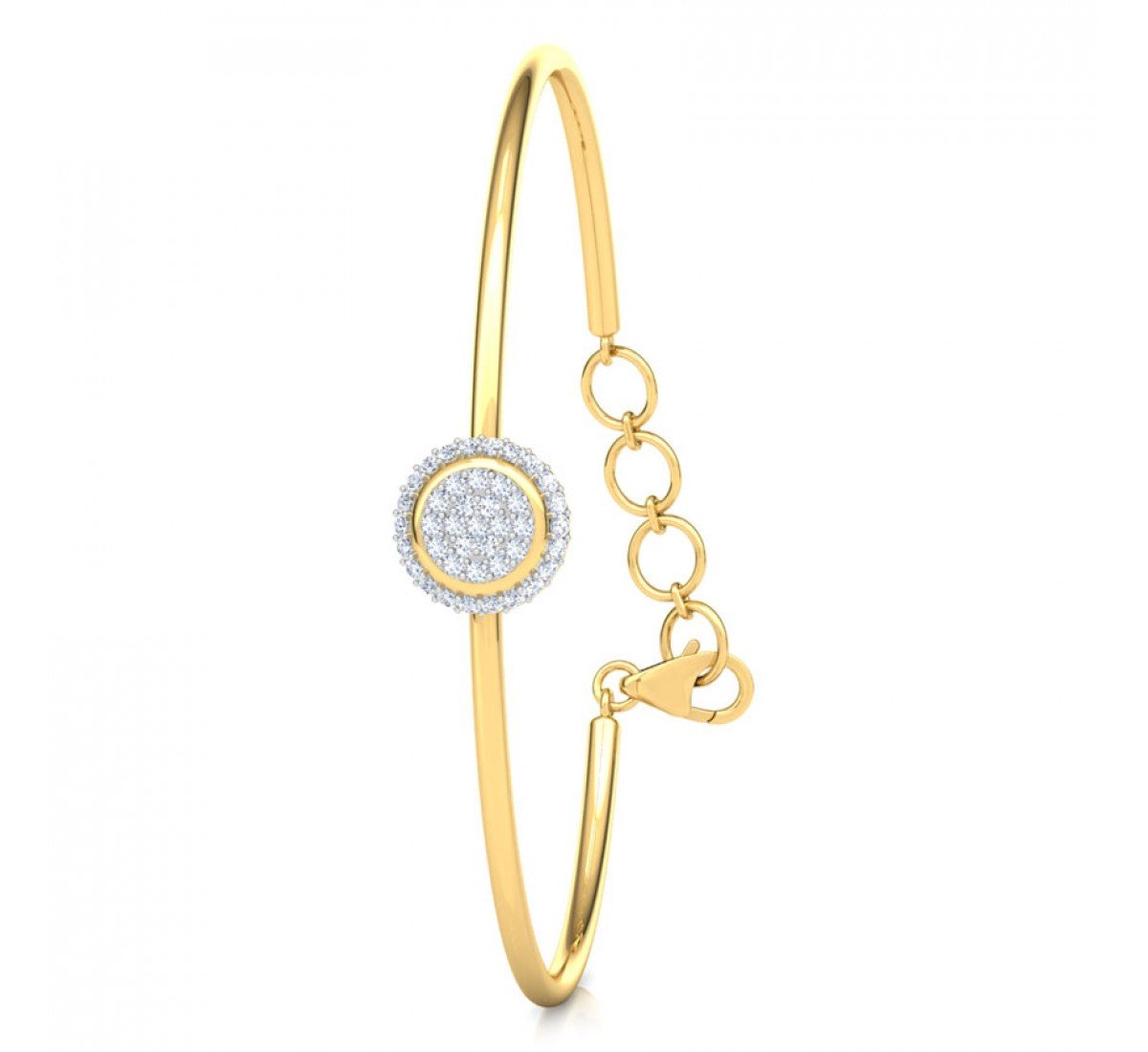 Lustrous Labyrinth Diamond Bracelet