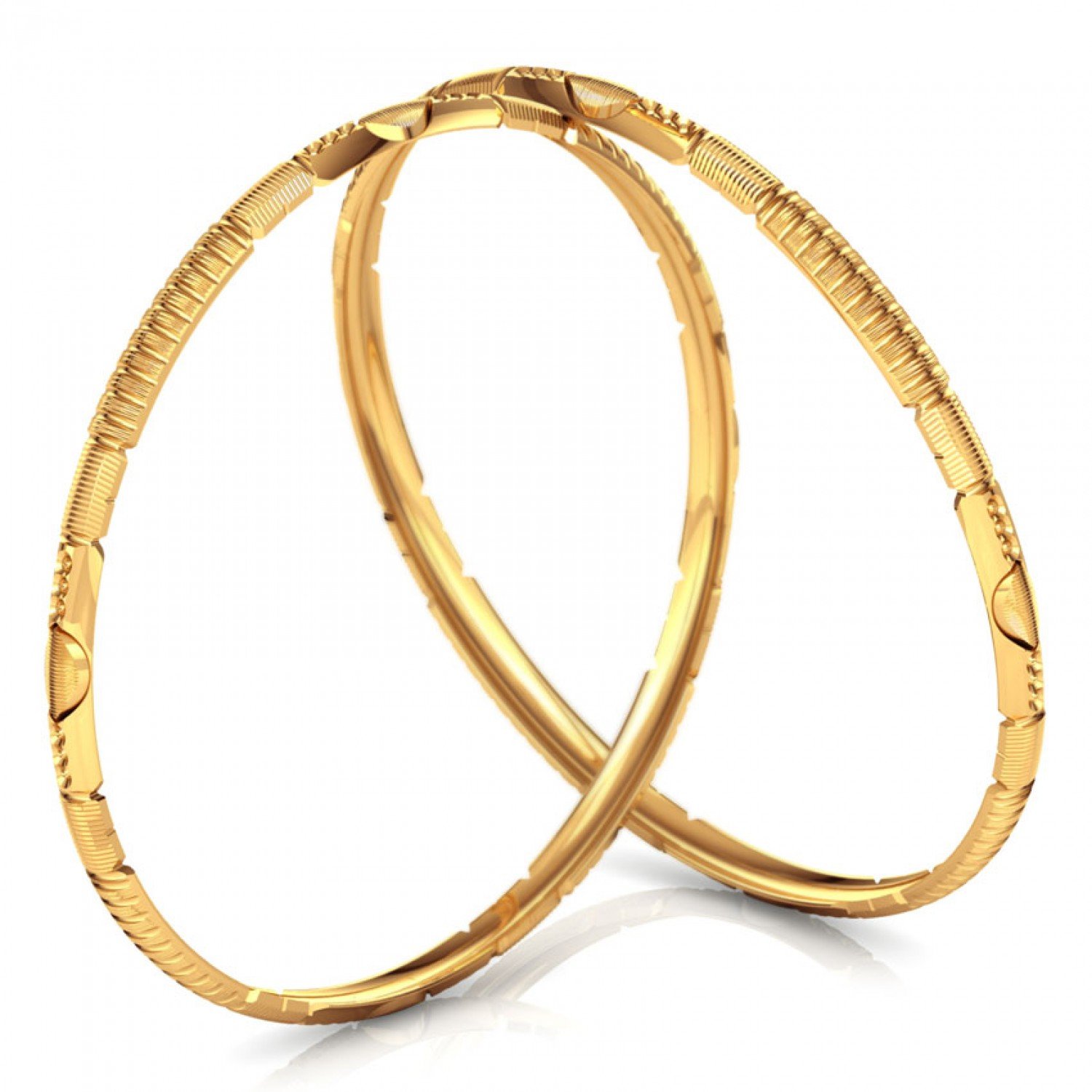 Fractal Bespoke Gold Bangles Fractal Bespoke Gold Bangles
