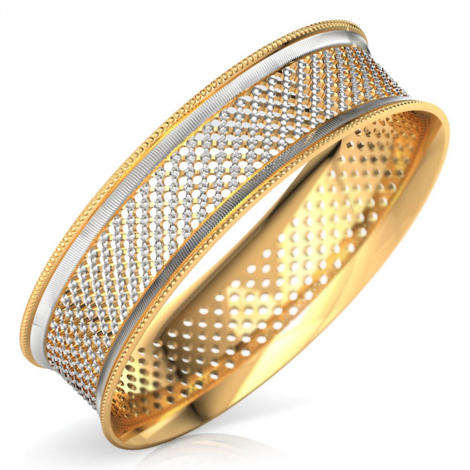 Teardrop Alta Style Gold Bangles