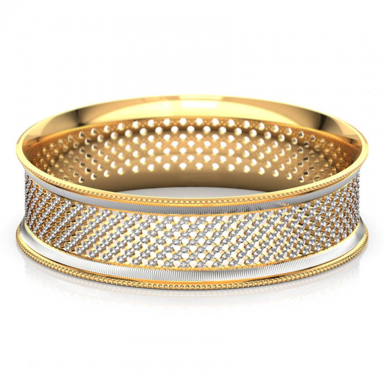 Teardrop Alta Style Gold Bangles