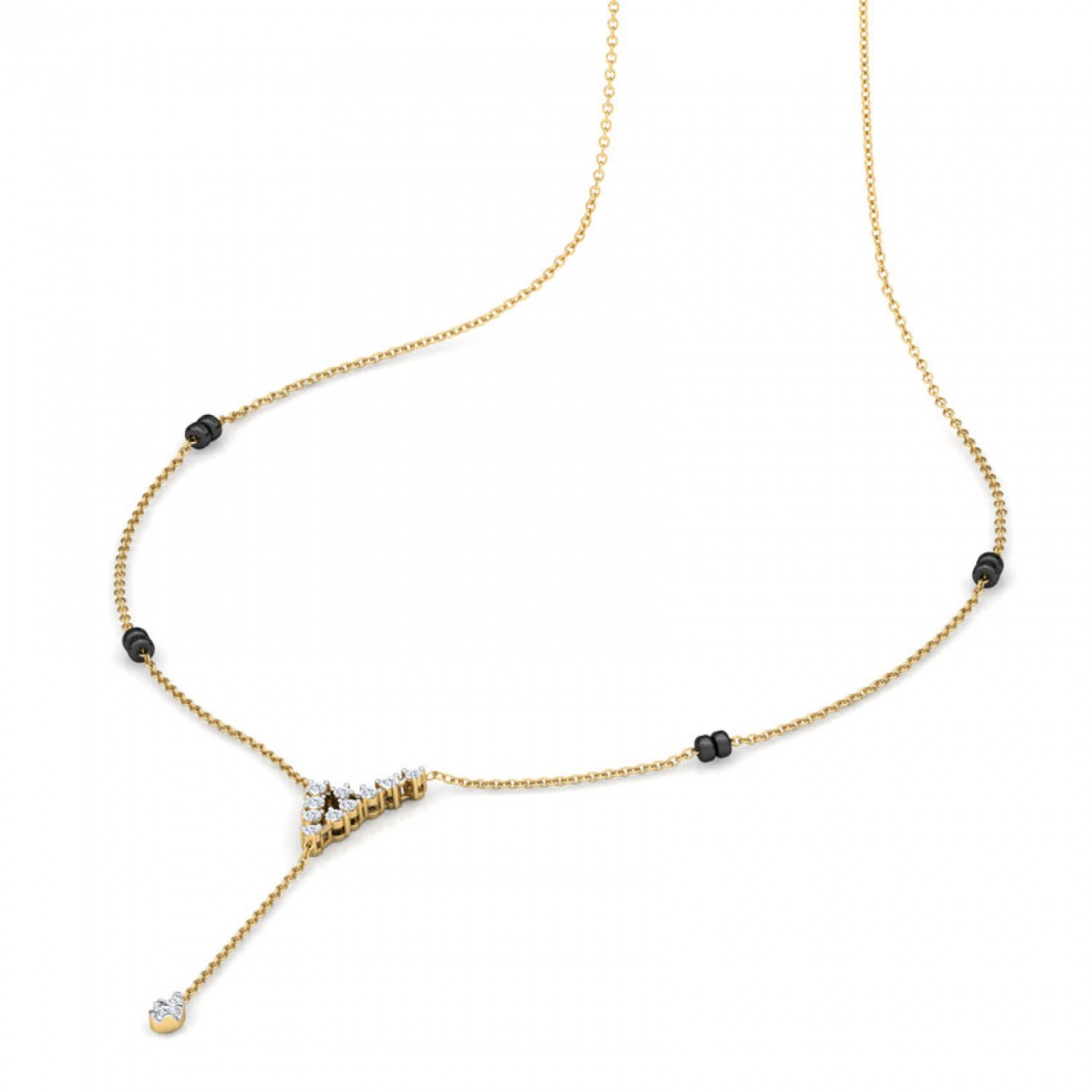 Opaline Diamond Mangalsutra