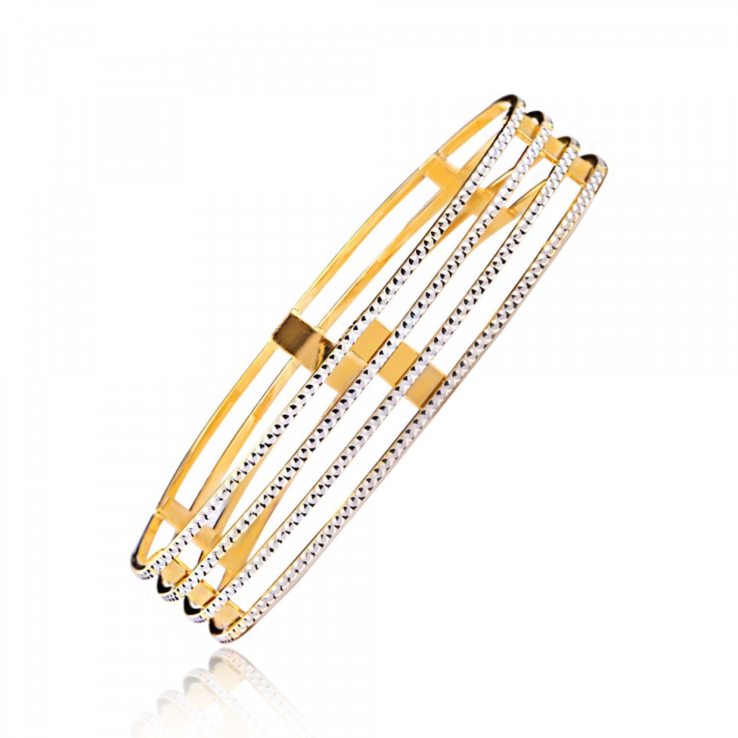 Haute Delightful Gold Bangles