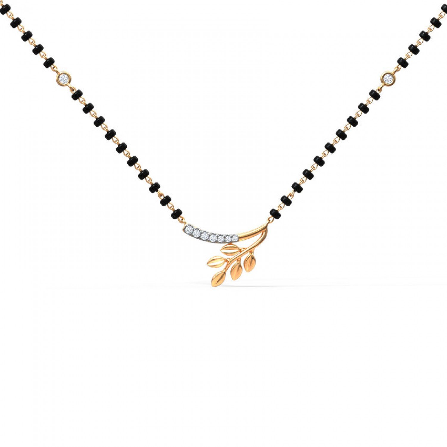 Jolted Diamond Mangalsutra