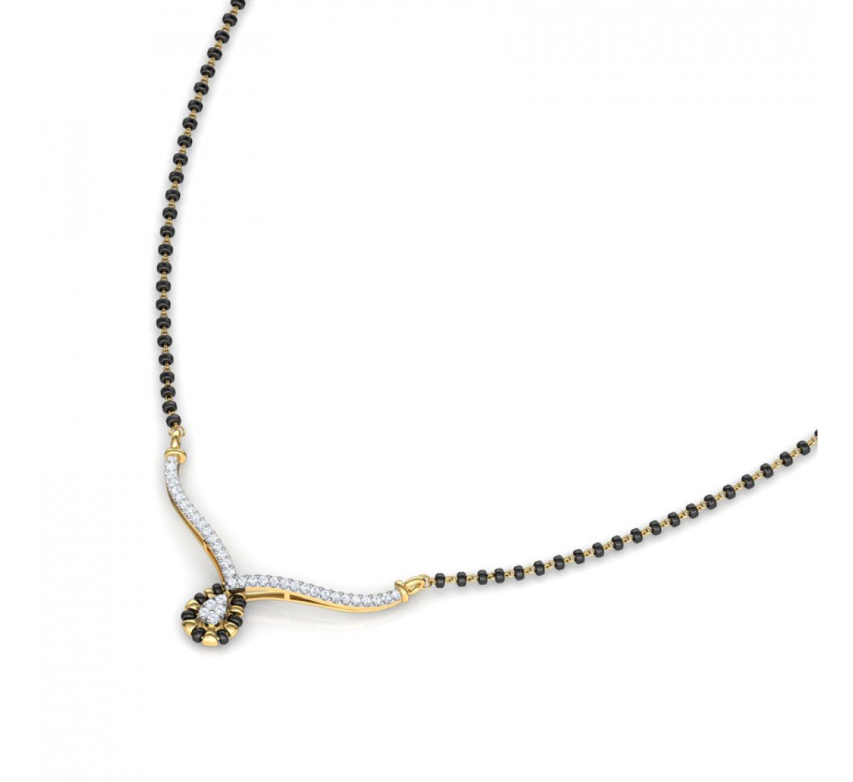 Yonderix Diamond Mangalsutra