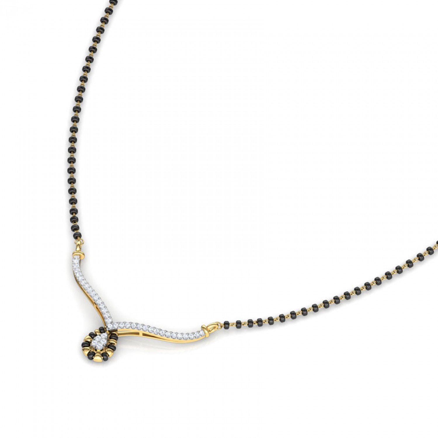 Yonderix Diamond Mangalsutra