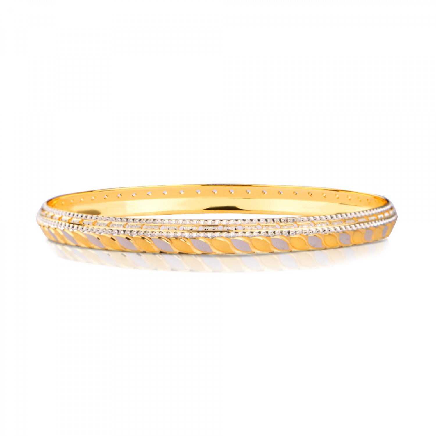 Svelte Nelia Gold Bangles
