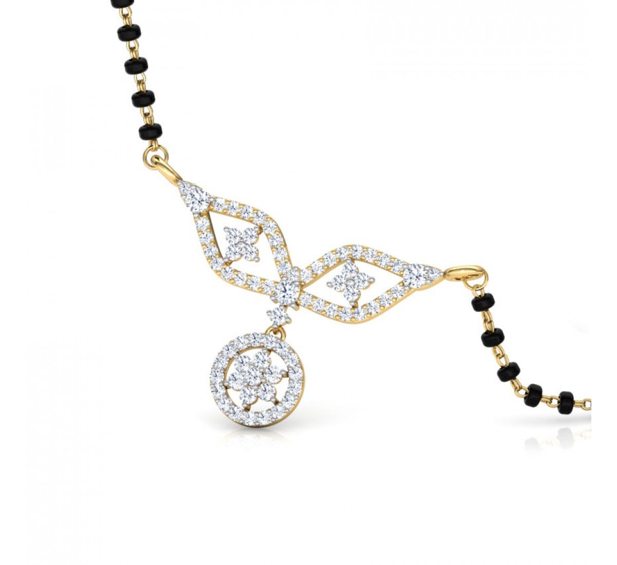 Swerve Diamond Mangalsutra