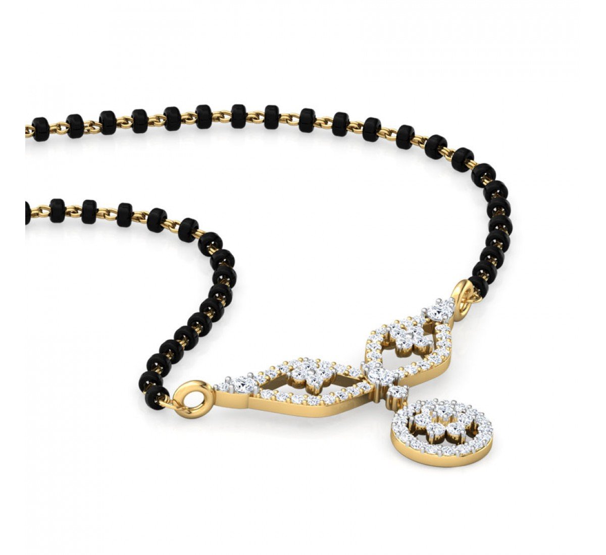Swerve Diamond Mangalsutra