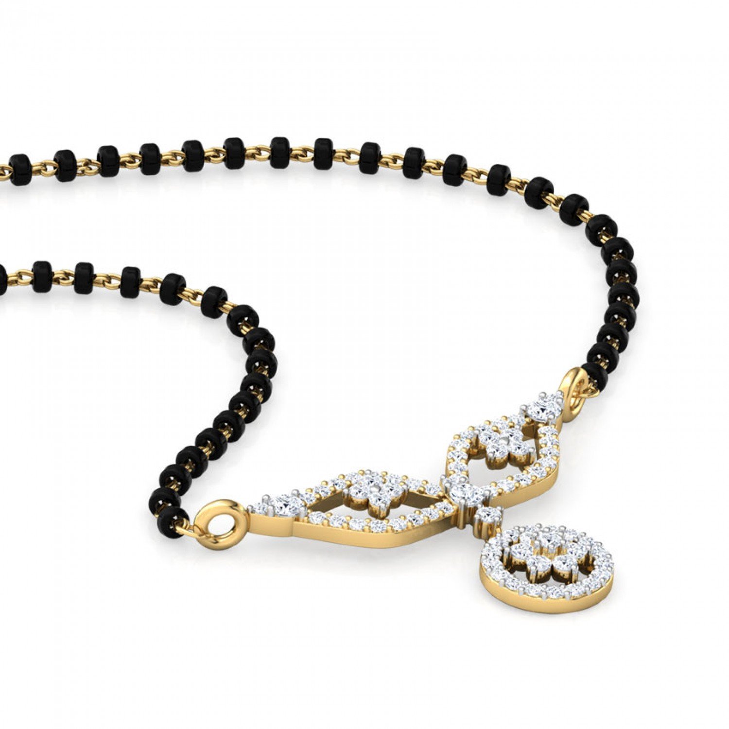 Swerve Diamond Mangalsutra