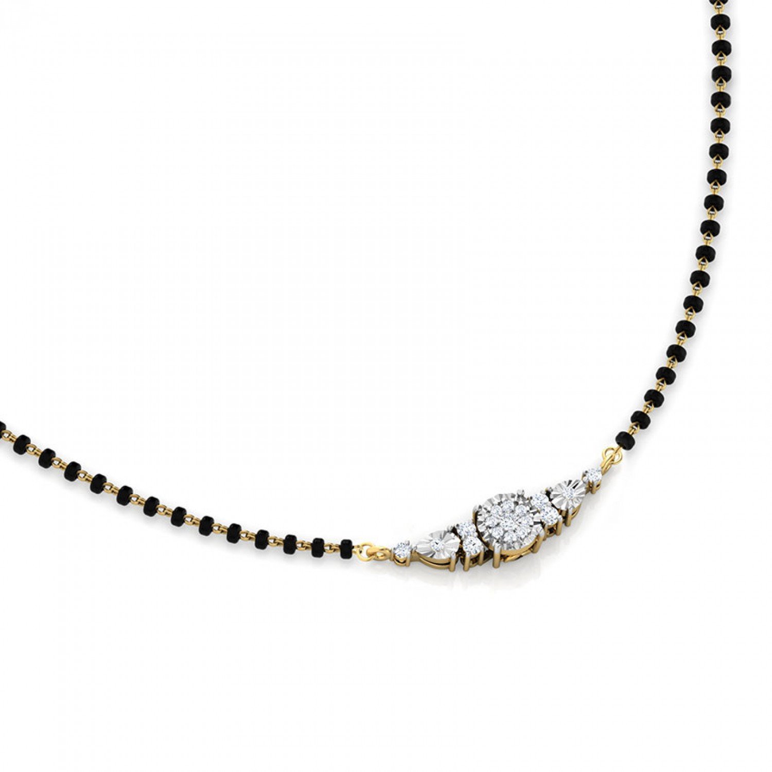 Placid Diamond Mangalsutra