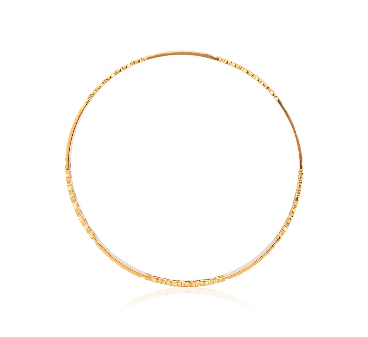 Oceanic Delicate Gold Bangles