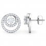 Patron Solitaire Diamond Earrings
