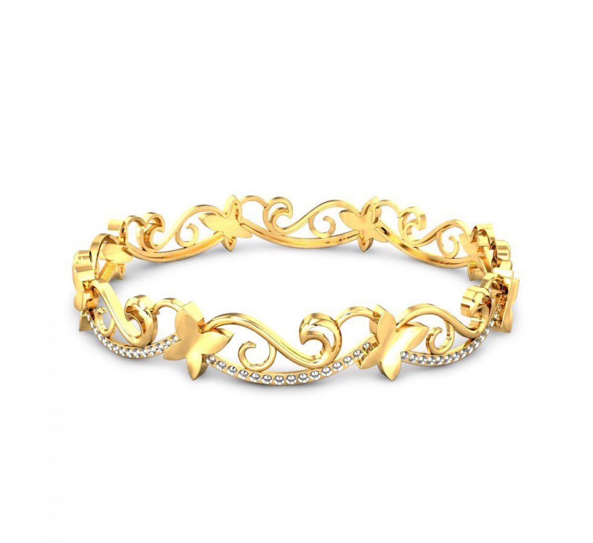 Nivara Solstice Gold Bangles