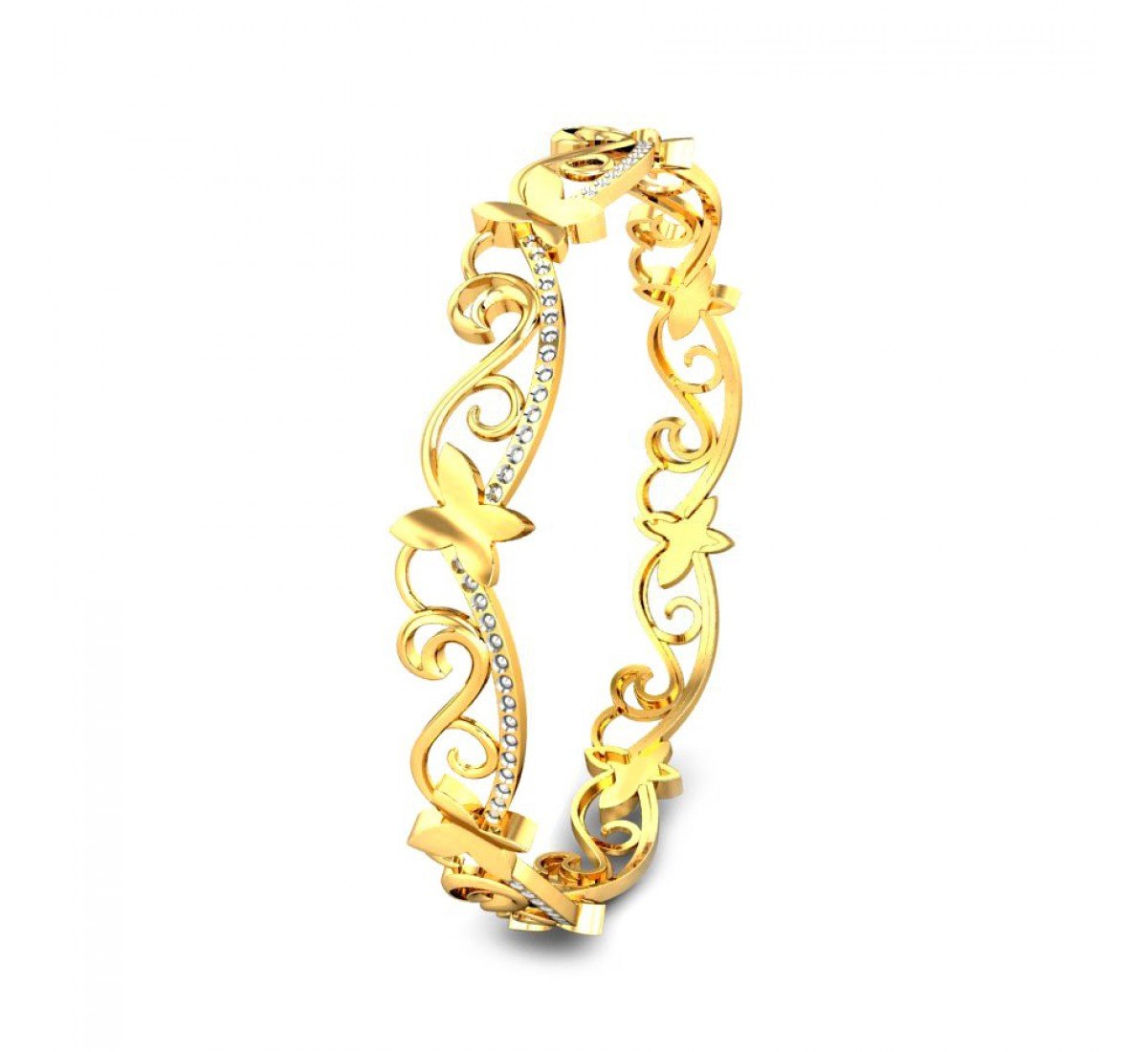 Nivara Solstice Gold Bangles