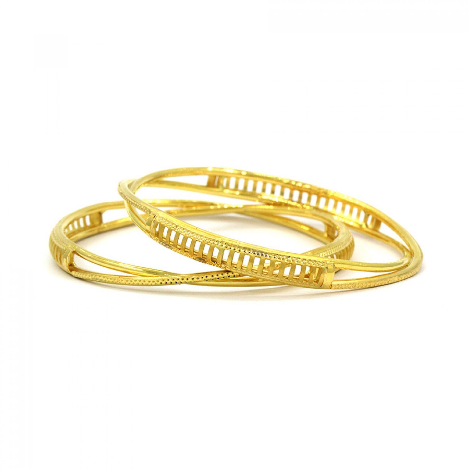 Ushai Glinting Gold Bangles Ushai Glinting Gold Bangles