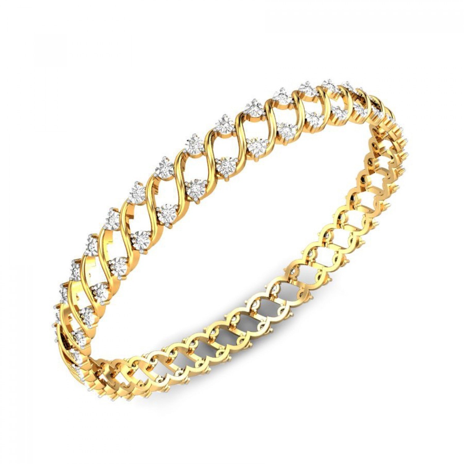 Tennis Aishi Gold Bangles