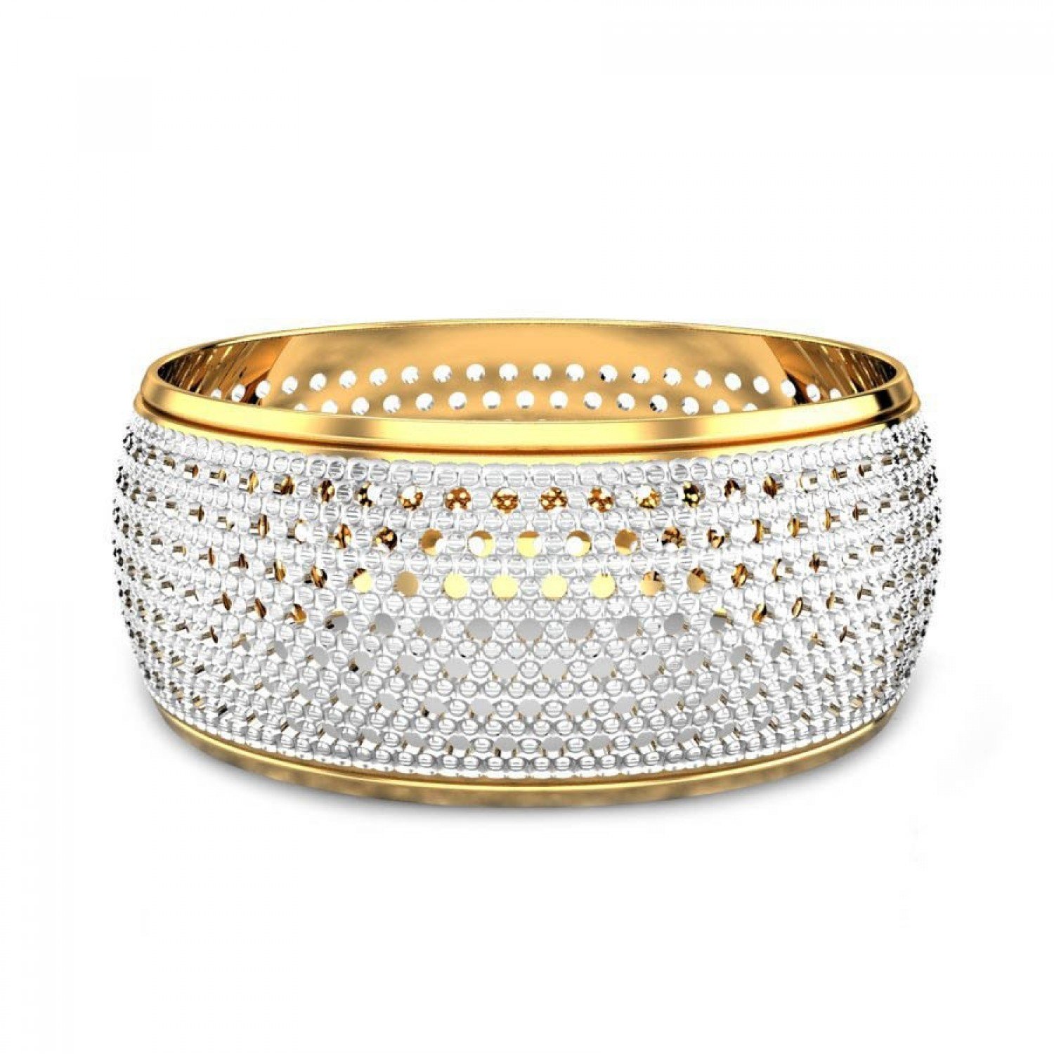 Urmika Dazzle Gold Bangles