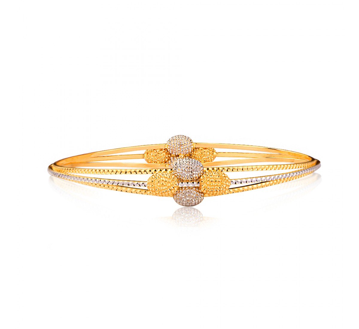 Ornate Shiulini Gold Bangles