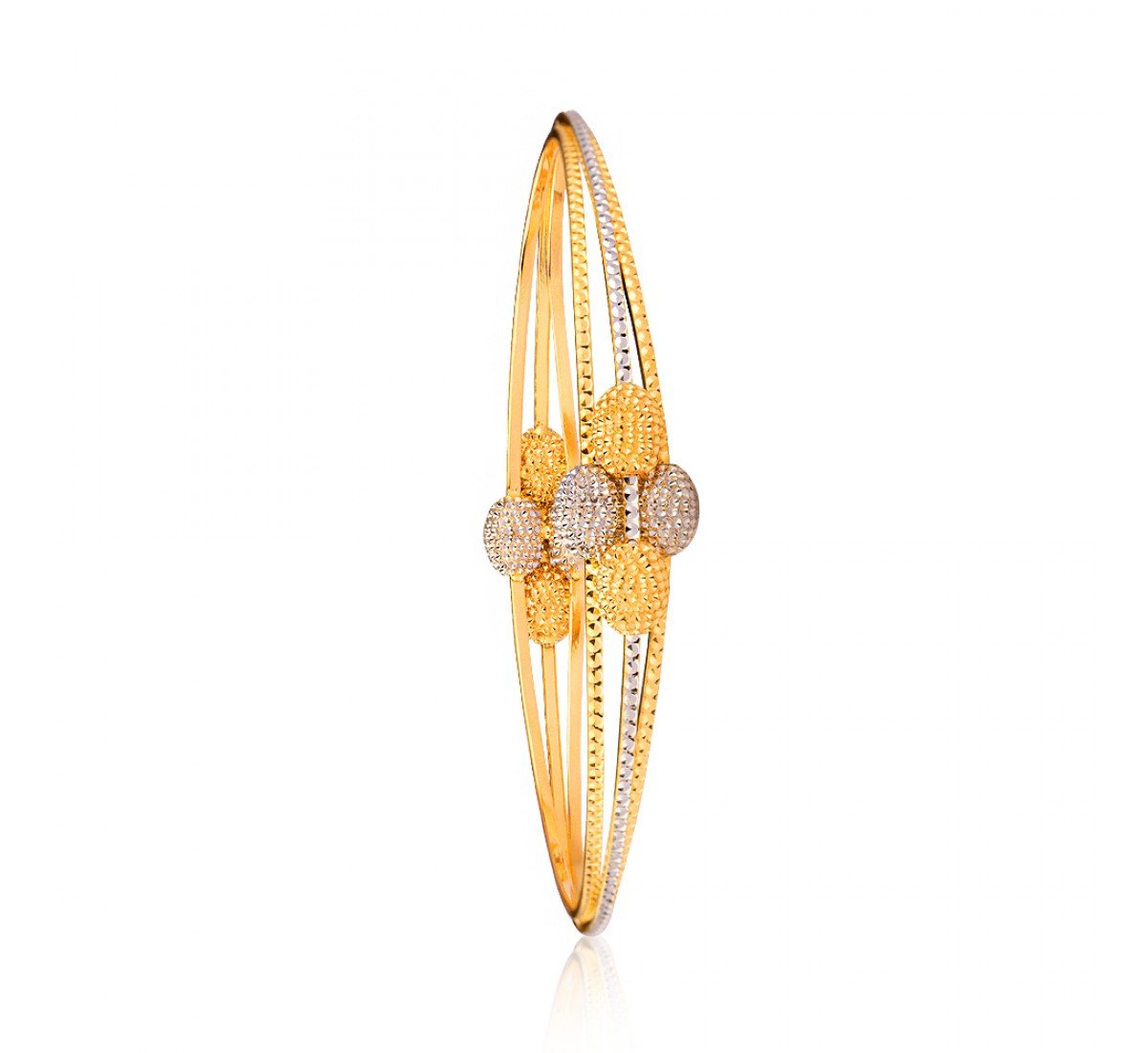 Ornate Shiulini Gold Bangles