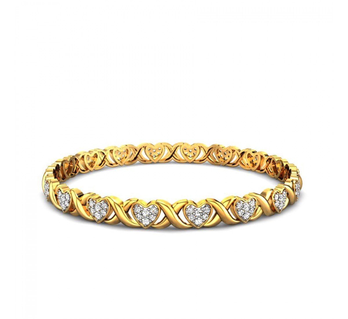 Centerpiece Gold Bangles