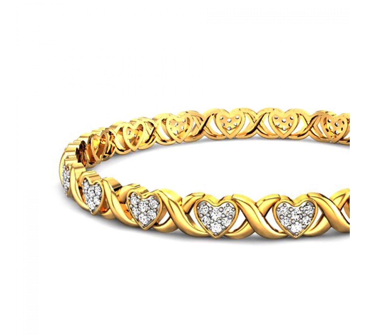 Centerpiece Gold Bangles