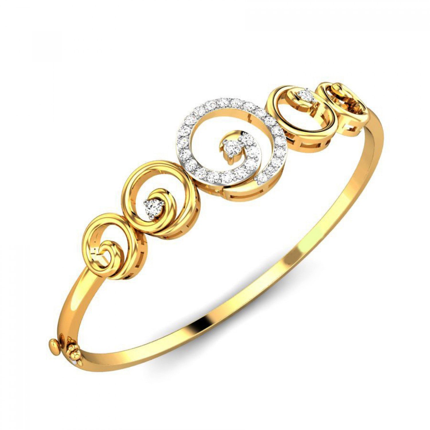 Euphoria Patterned Gold Bangles Euphoria Patterned Gold Bangles