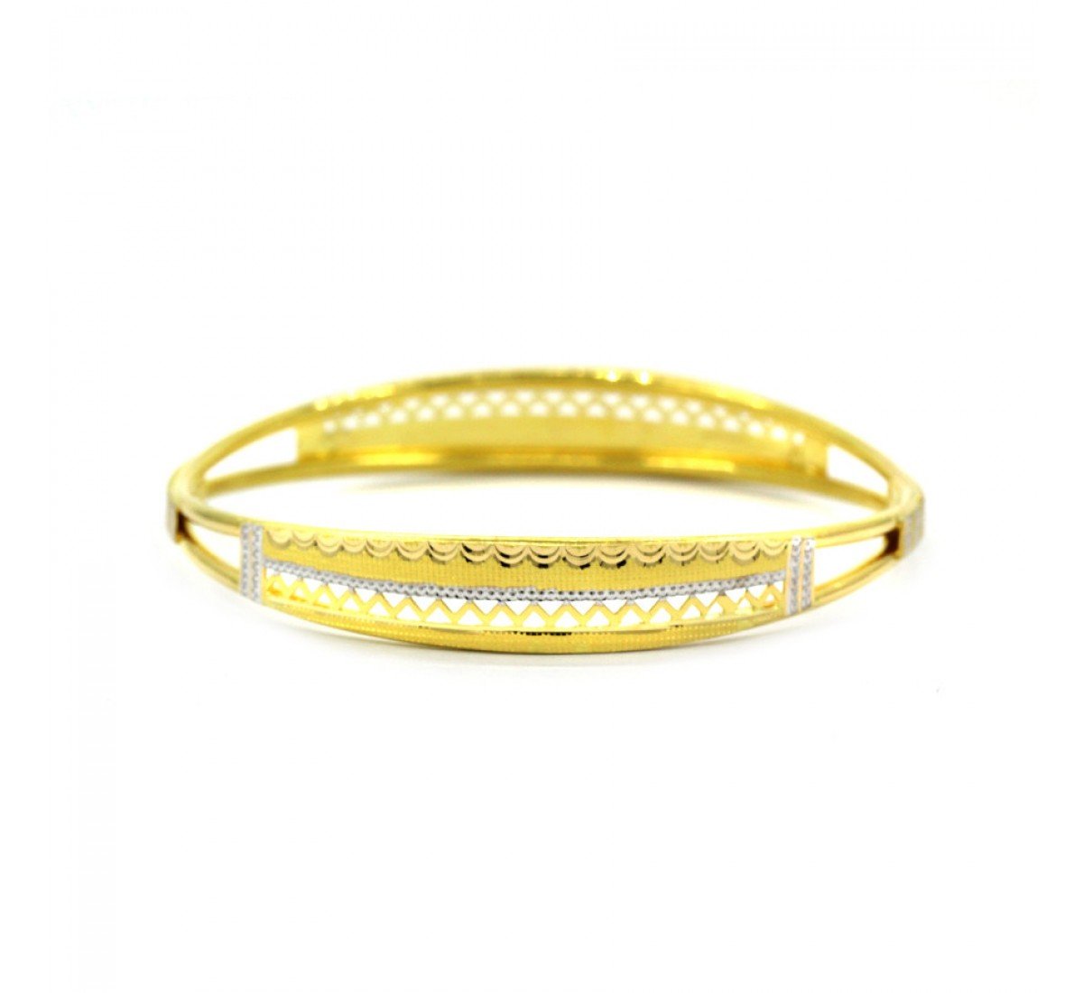 Opalescent Moonshine Gold Bangles