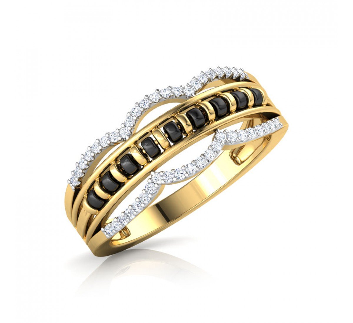 Aetheralys Mangalsutra Diamond Ring