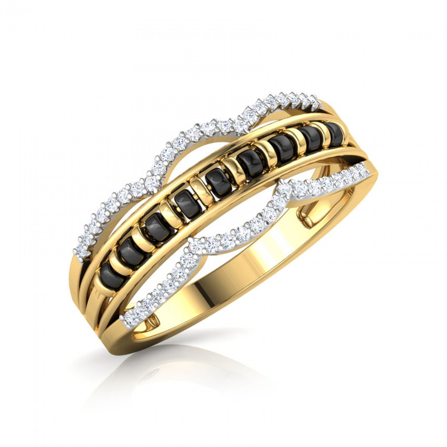 Aetheralys Mangalsutra Diamond Ring