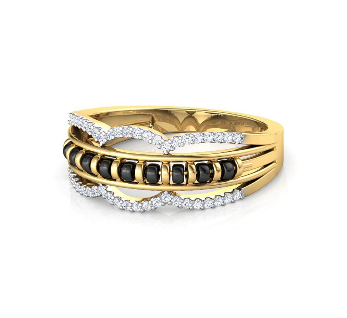 Aetheralys Mangalsutra Diamond Ring