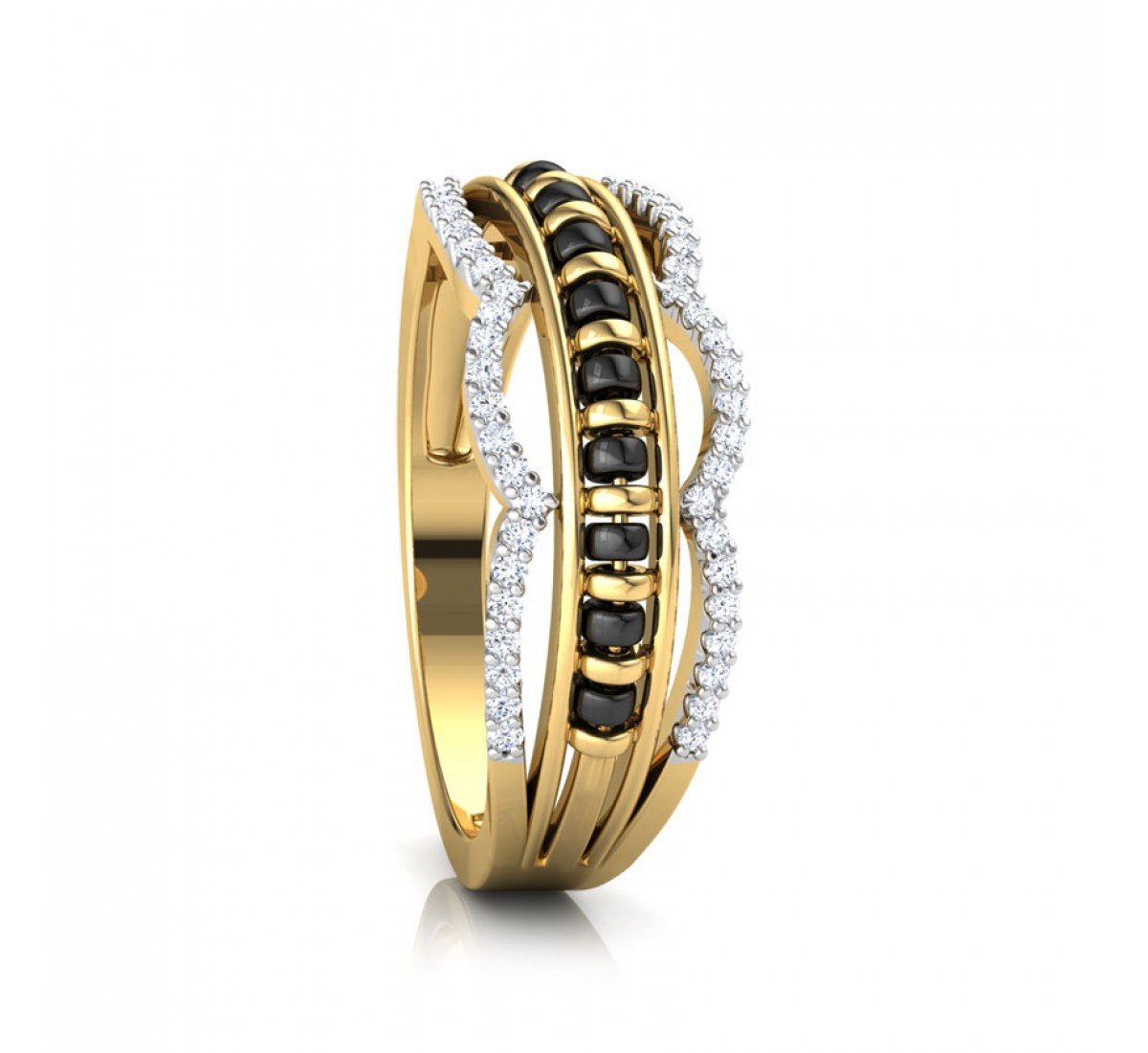 Aetheralys Mangalsutra Diamond Ring