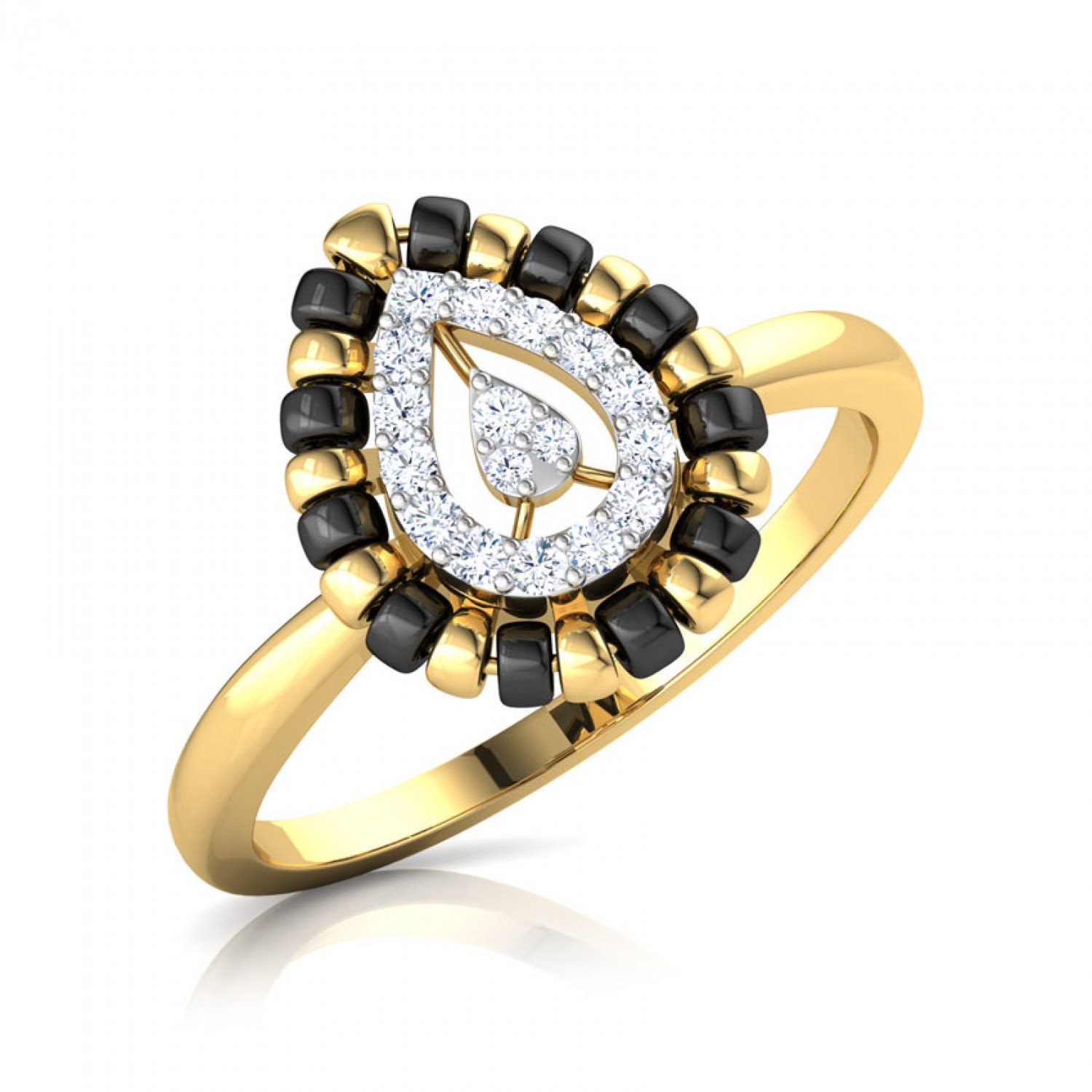 Serene Knot Mangalsutra Diamond Ring Serene Knot Mangalsutra Diamond Ring