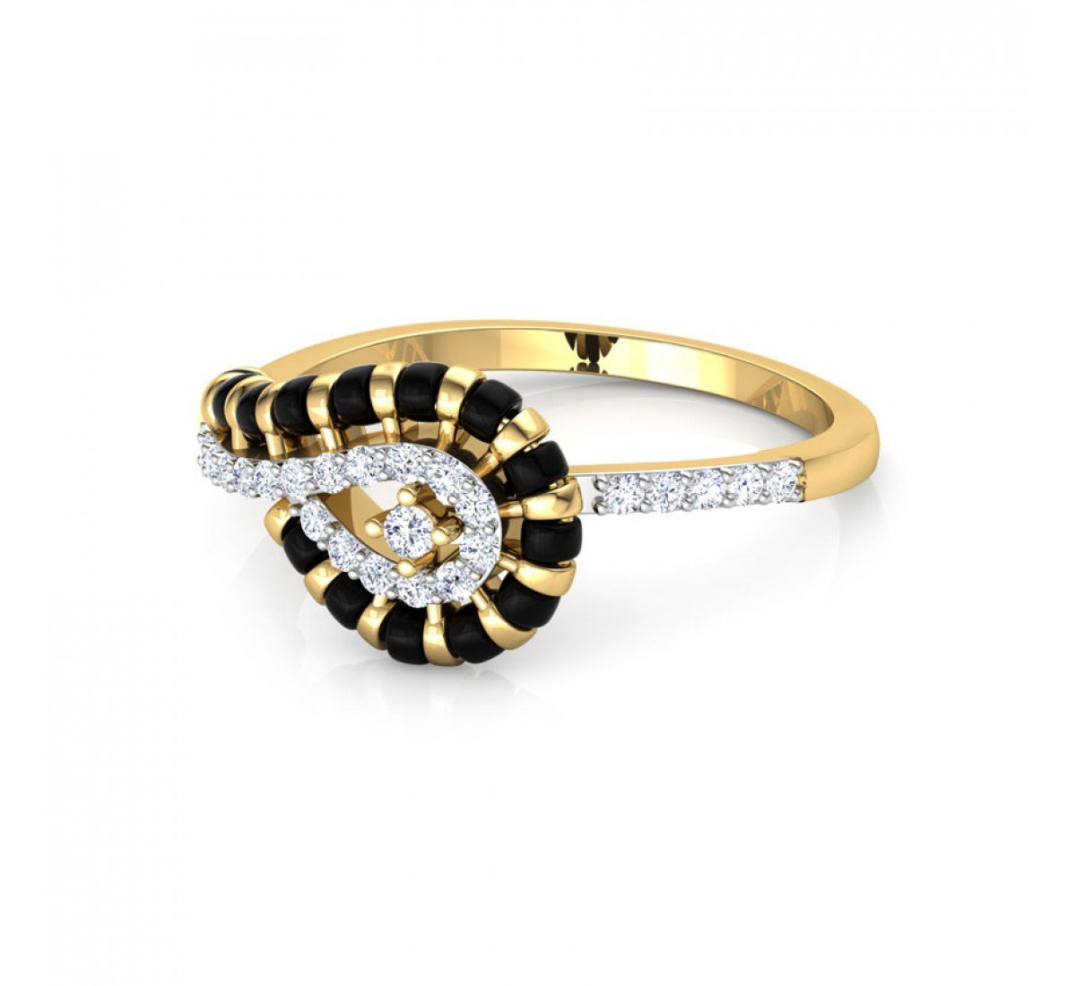 Lura Angel Mangalsutra Diamond Ring