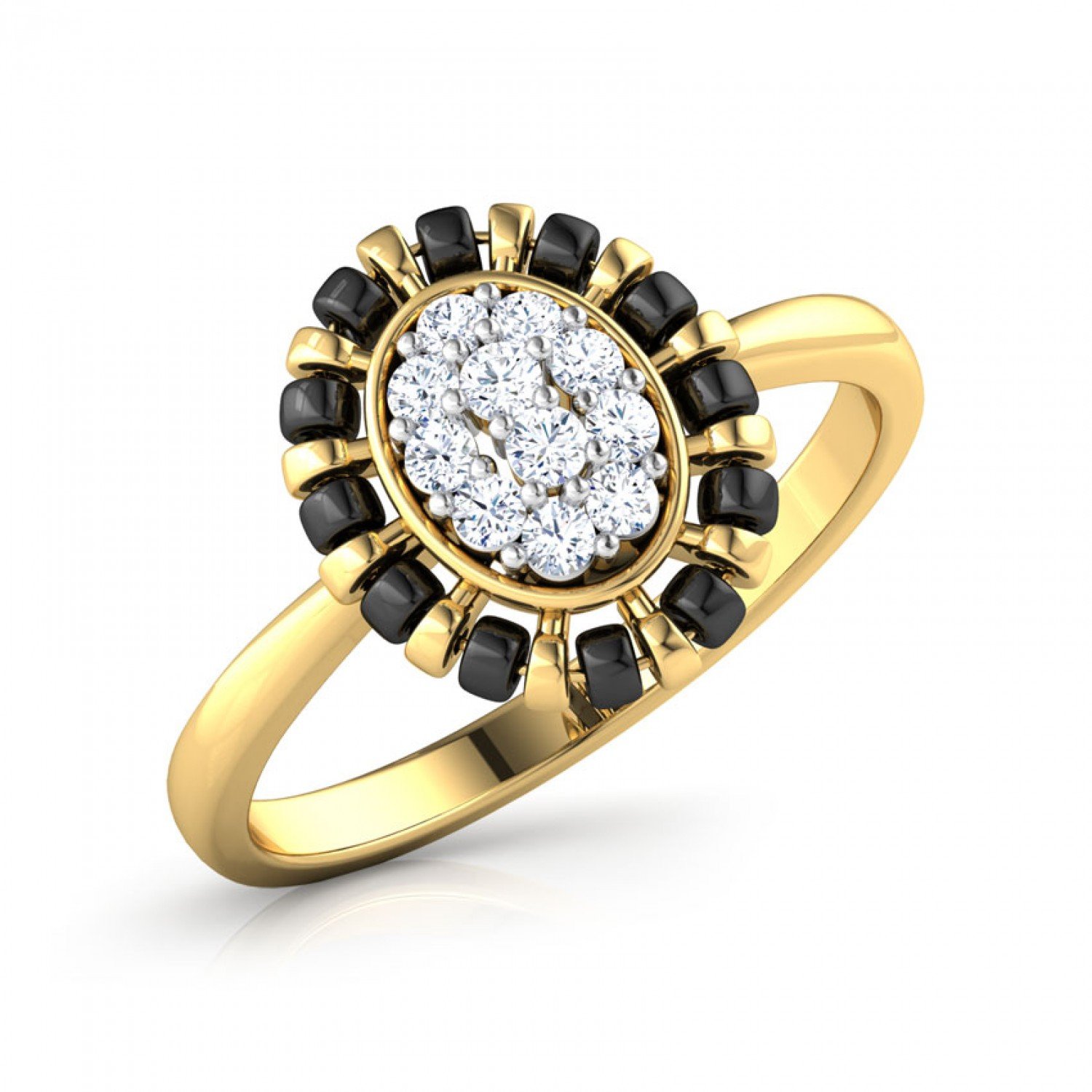 Sacred Mangalsutra Diamond Ring Sacred Mangalsutra Diamond Ring