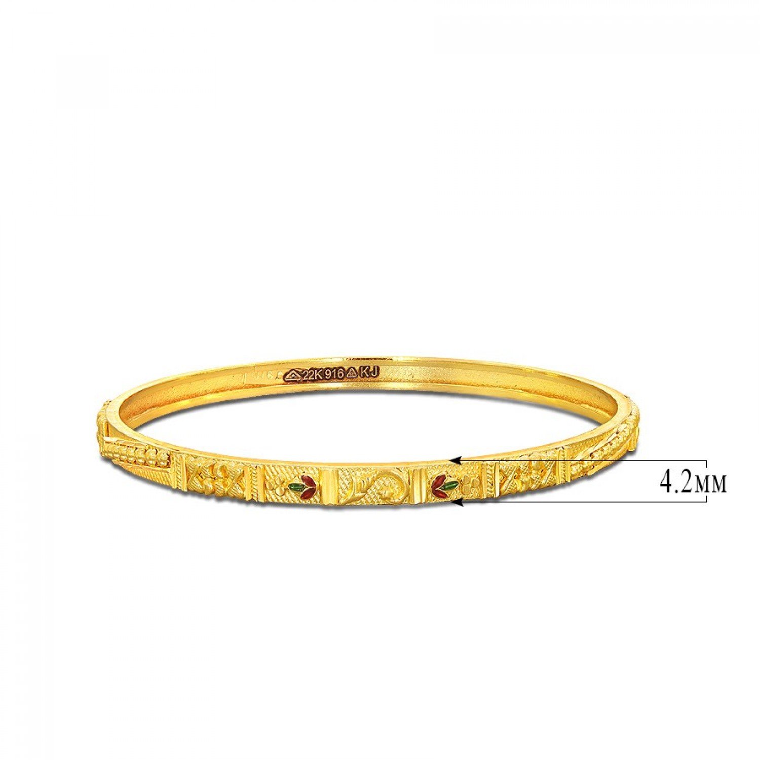 Svelte Twinkle Gold Bangles