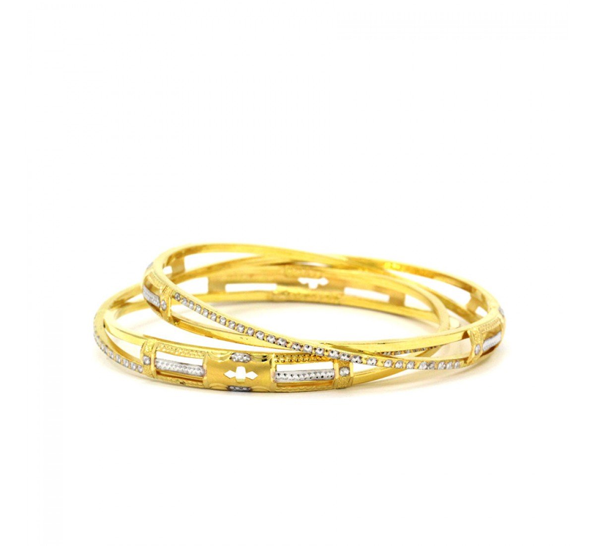 Asya Jacqueline Gold Bangles