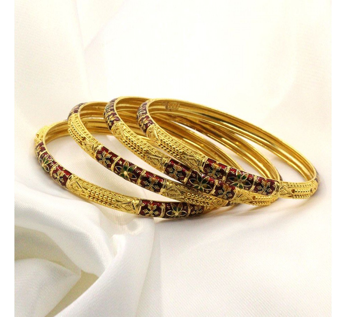 Anastasia Prithika Gold Bangles
