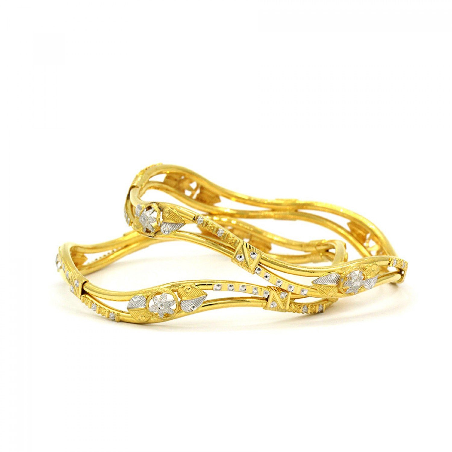 Niyomi Bhavana Gold Bangles Niyomi Bhavana Gold Bangles