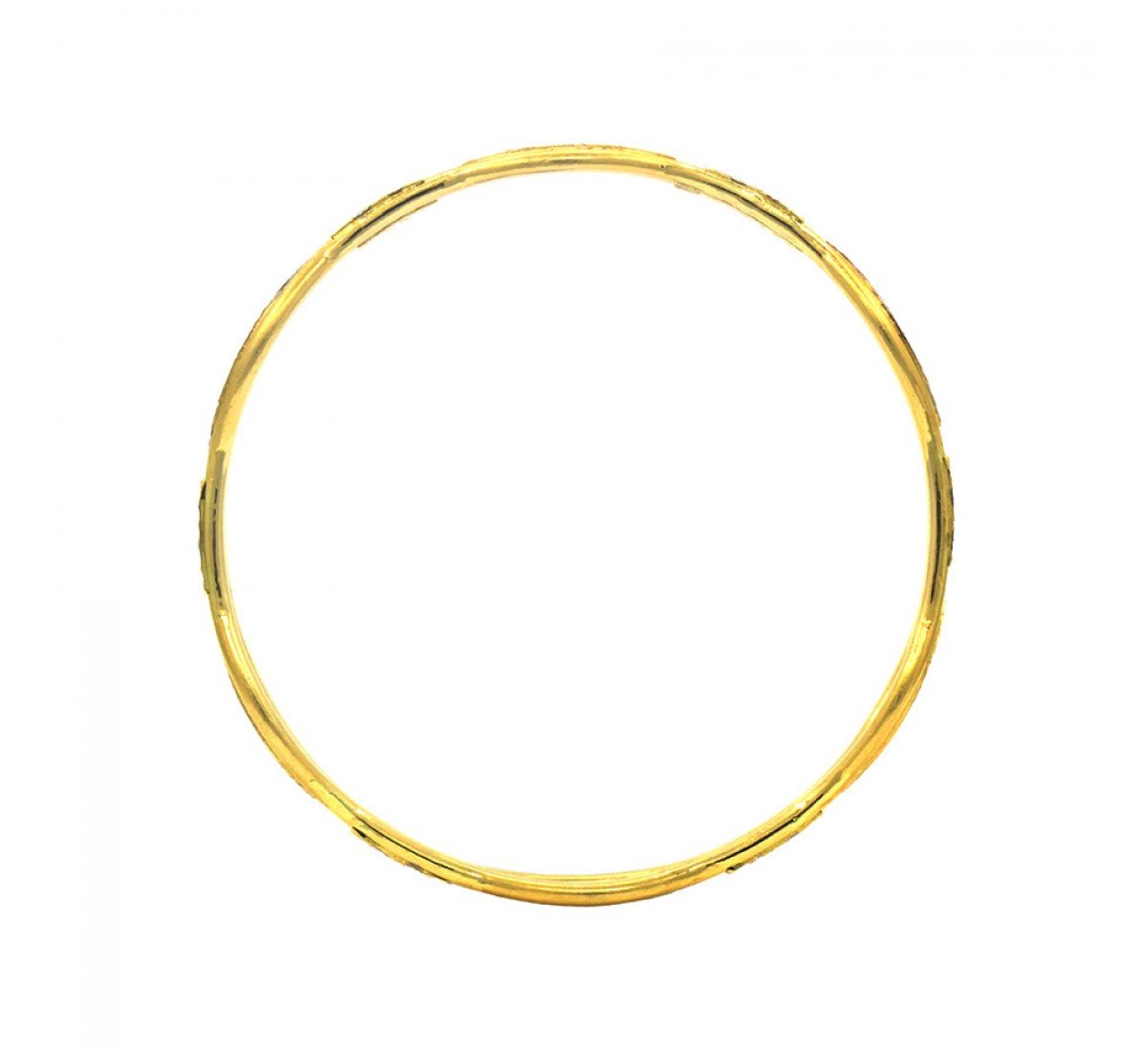 Inspired Evocative Gold Bangles