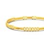 Joice Chevron Gold Bangles