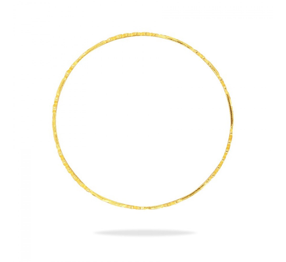 Joice Chevron Gold Bangles