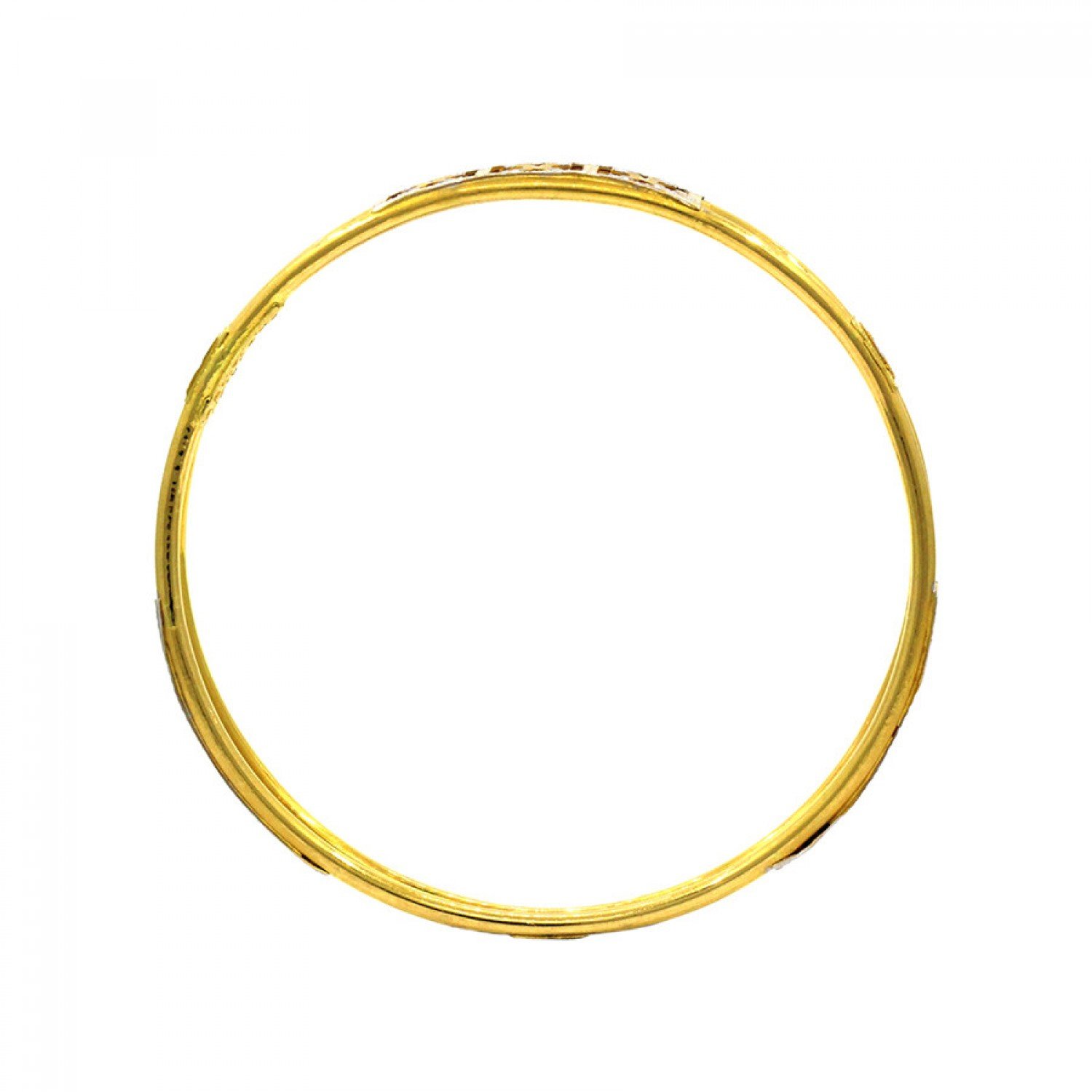 Eshani Cylindrical Gold Bangles Eshani Cylindrical Gold Bangles