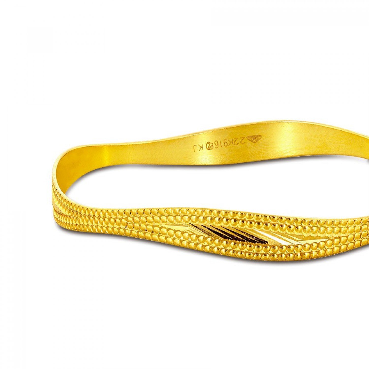 Spiral Garland Gold Bangles Spiral Garland Gold Bangles