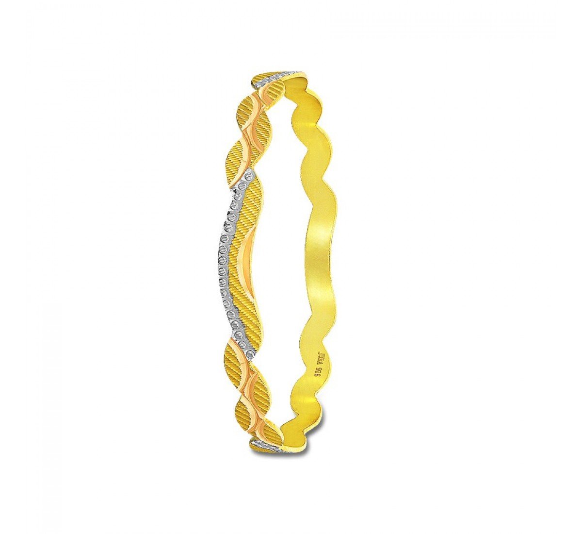 Magnolia Alpinia Gold Bangles