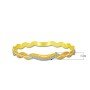 Magnolia Alpinia Gold Bangles