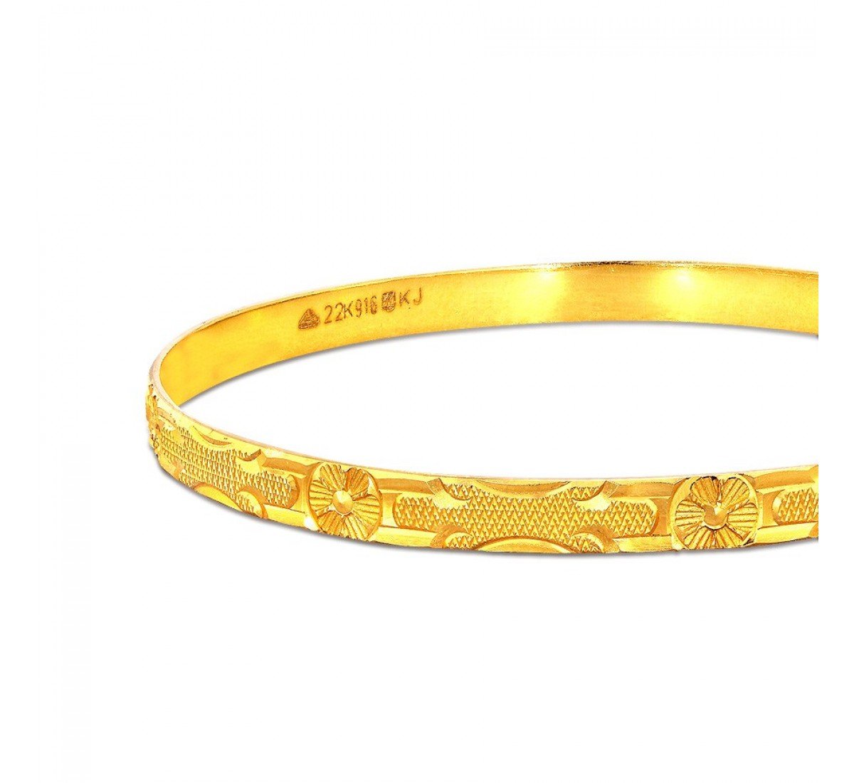 Annora Daisy Gold Bangles