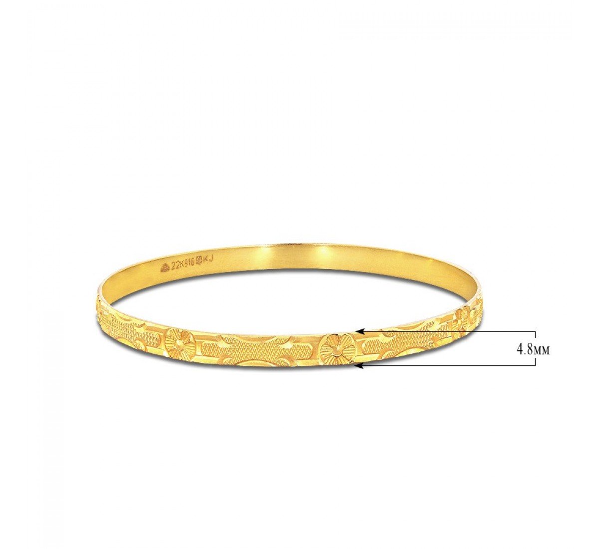 Annora Daisy Gold Bangles