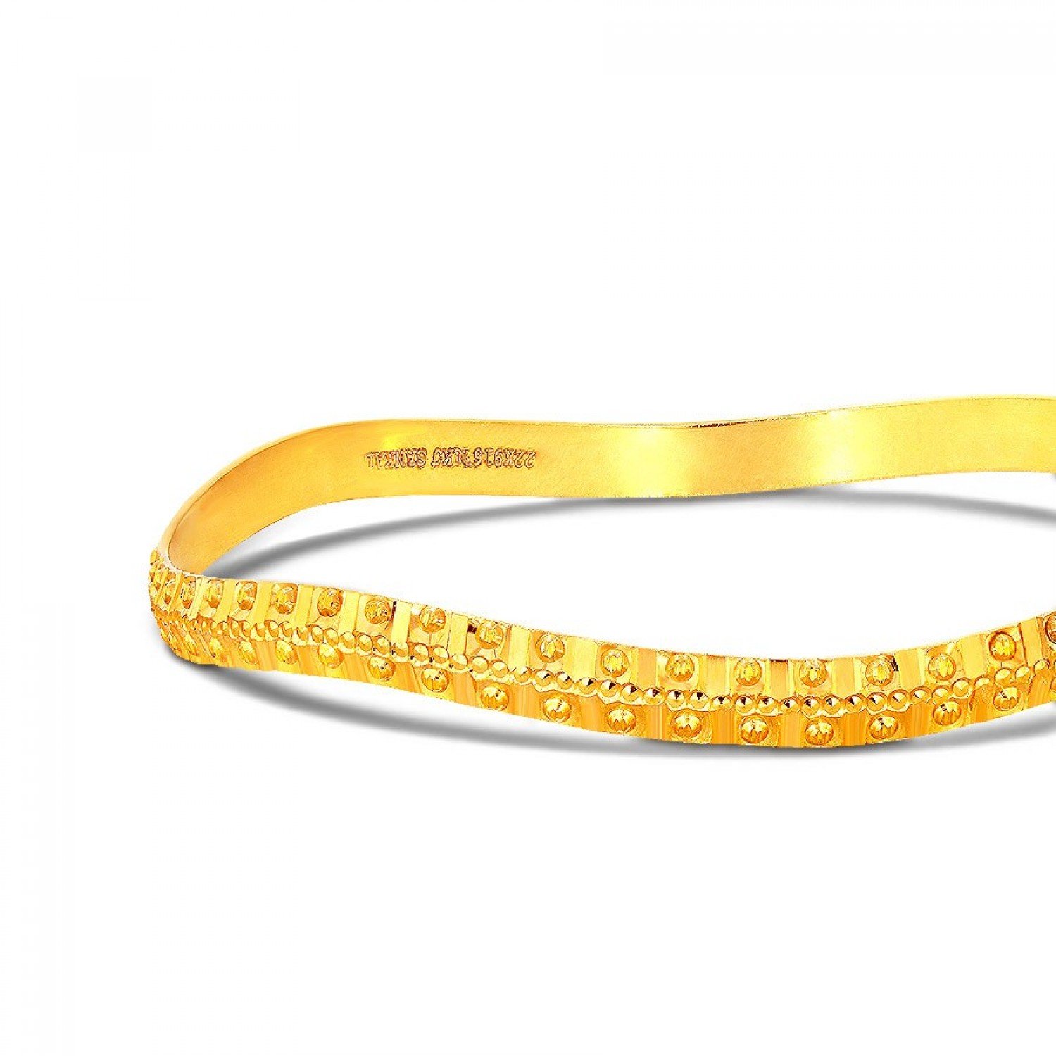 Selena Wired Gold Bangles Selena Wired Gold Bangles